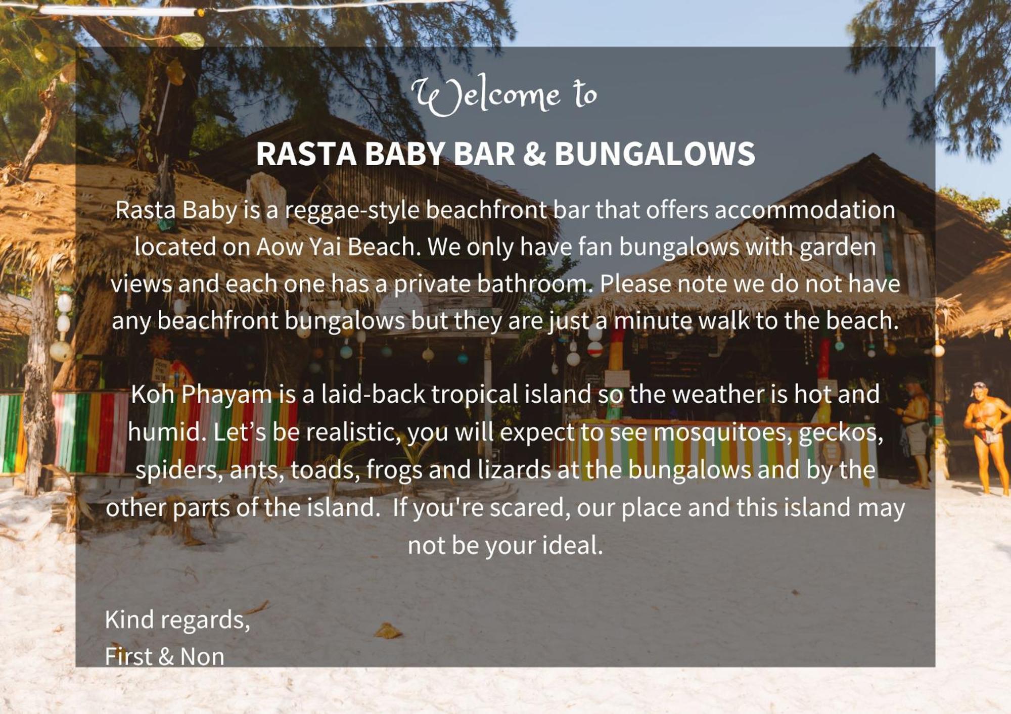Rasta Baby Bar & Bungalows - Suitable For Young Travelers Koh Phayam Dış mekan fotoğraf